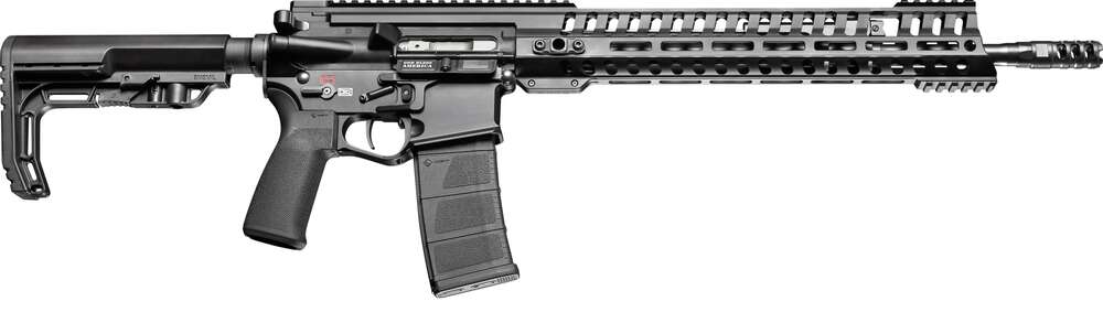 Rifles Long Guns Patriot Ordnance Factory 10+1 223Rem|5.56NATO POF 01148 P-415 EDGE RFL CA   16 14M RAIL 223  BLK • Model: 10+1